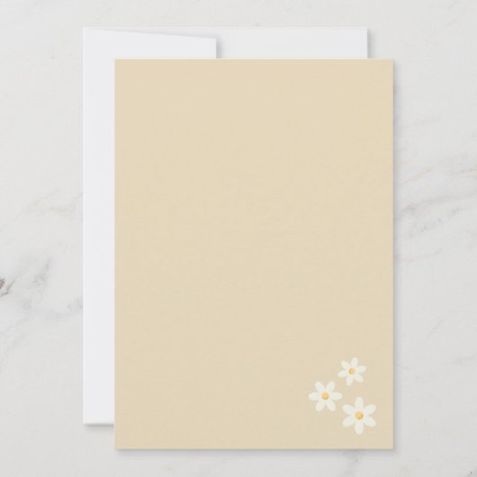 ボホデイジーレインボー誕生日招待状-レトログロ 招待状 (裏面)