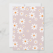 ボホデイジーワイルドワン1st誕生日招待状 招待状 (裏面)