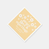 ボホデイジー平和ラブマディ結婚ーズ・ナプキンス スタンダードカクテルナプキン (角)