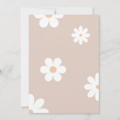 ボホデイジー第四誕生日招待状 招待状 (裏面)