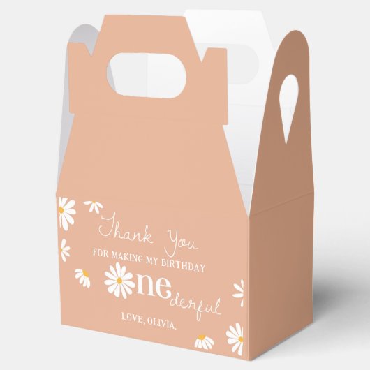 ボホデイジー誕生日パーティーお願いボックス フェイバーボックス (オープン)