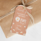 ボホデイジー誕生日会サンクスユユーラベル ギフトタグ