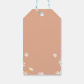 ボホデイジー誕生日会サンクスユユーラベル ギフトタグ (裏面)