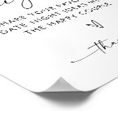 ボホデイトナイトアイディアモダンミニマルブライダル ポスター (角)