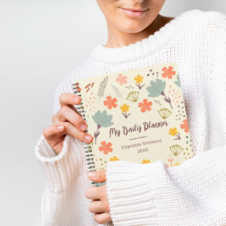 ボホデイリガーリーーパーソナライズされたプランナー プランナー手帳