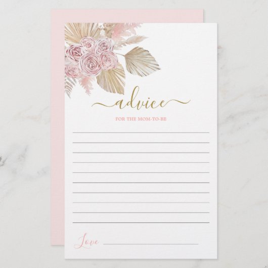 ボホデザートアドバイスのママがカードになる (正面/裏面)