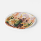 ボホデザートカウボーイ誕生日 ペーパープレート (アングル)