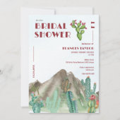 ボホデザートカボスアリゾナブライダルシャワー 招待状 (正面)
