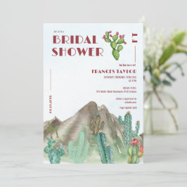 ボホデザートカボスアリゾナブライダルシャワー 招待状