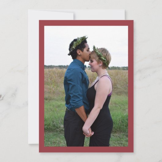 ボホデザートカボスアリゾナ行き先結婚式 招待状 (裏面)