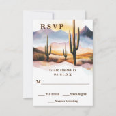 ボホデザートカボスウェスタン結婚ズ 出欠カード (正面)