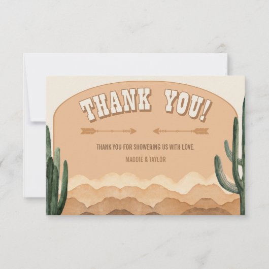 ボホデザートカボスサウ素朴ストランチ サンキューカード (正面)