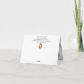 ボホデザートカボス水彩風景カード サンキューカード (裏面)