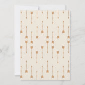 ボホデザートサボスサウス南西カウボーイベビーシャワー 招待状 (裏面)