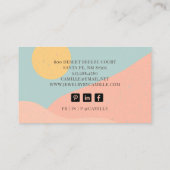 ボホデザートサンライズマウンテンズハンドクラフトジュエリー 名刺 (裏面)