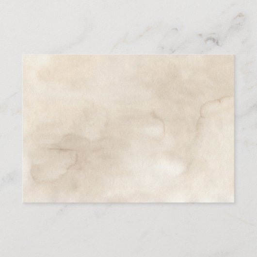 ボホデザートフローラ結婚ズホテル宿泊施設 エンクロージャーカード (裏面)