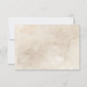 ボホデザートフローラ金ゴールド幾何学食の選択 出欠カード (裏面)