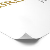 ボホデザートブライダルシャワーウェルカムサイン ポスター (角)