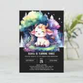 ボホデジタルカウー誕生日 招待状 (スタンド正面)