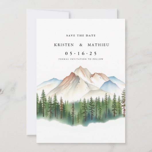 ボホデジタルマウンテン セーブザデート (正面)