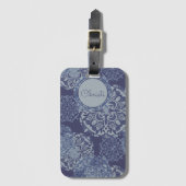 ボホデニムムーディブルースマンダラス ラゲッジタグ (正面縦)