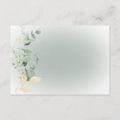 ボホデリケート緑モダン披露宴 エンクロージャーカード (裏面)