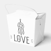 ボホトバルドリームキャッチャー結婚ブラックの愛 フェイバーボックス (裏面サイド)