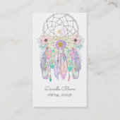 ボホトバル妖精ドリームキャッチャー矢印の羽 名刺 (正面)