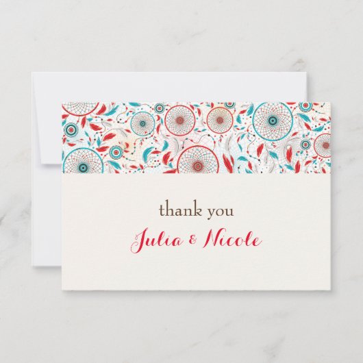 ボホトライバルの羽ドリームキャッチャー結婚ズ (正面)