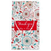 ボホトライバルの羽ドリームキャッチャー結婚ズ スモールペーパーバッグ (正面)