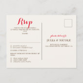 ボホトライバルの羽ドリームキャッチャー結婚ズ ポストカード (裏面)