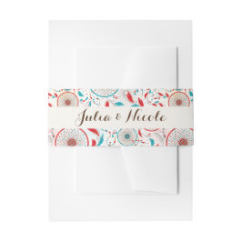 ボホトライバルの羽ドリームキャッチャー結婚ズ 招待状ベリーバンド