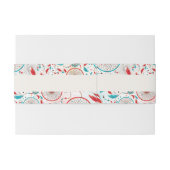 ボホトライバルの羽ドリームキャッチャー結婚ズ 招待状ベリーバンド (裏面例)