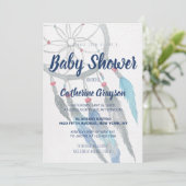 ボホトライバルドリームキャッチャー赤ちゃんシャワー招待状 招待状 (スタンド正面)