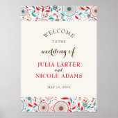 ボホトライバルフェザードリームキャッチャーブライダルシャワー ポスター (正面)