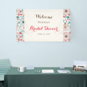 ボホトライバルフェザードリームキャッチャーブライダルシャワー 横断幕 (トレードショー)