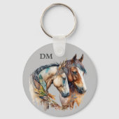 ボホトライバル羽根馬 キーホルダー (正面)