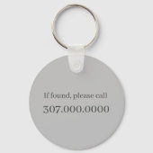 ボホトライバル羽根馬 キーホルダー (裏面)