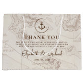 ボホトラベルクルーズ結婚サンキュー ラージペーパーバッグ (正面)