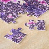 ボホトリップ（幻覚体験）のようなファンキーパステルスパイラルフラクタルアート ジグソーパズル (側面)