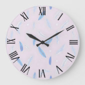 ボホトレンディーフェザーズラグジュアリーコレクション ラージ壁時計 (正面)