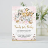 ボホトロピカルサファリシャワーブックforベビーガール エンクロージャーカード (スタンド正面)