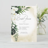 ボホトロピカルサンドウォーターブライダルシャワー 招待状 (スタンド正面)
