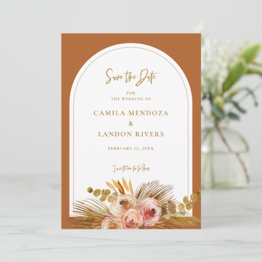 ボホトロピカルセーブ・ザ・デート案内カードC103 セーブザデート (スタンド正面)