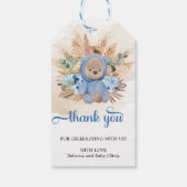 ボホトロピカルテディベア・パンパスグラス感謝していユー ギフトタグ (裏面)