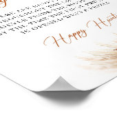 ボホトロピカルテラコッタブルガンディパンパリングや輪狩り ポスター (角)