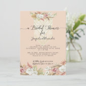 ボホトロピカルパンパスグラスフローラブライダルシャワー 案内状 (スタンド正面)