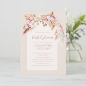 ボホトロピカルビーチフローラブライダルシャワー 招待状 (スタンド正面)