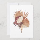 ボホトロピカルファンパームズリタイアメントパーティー 招待状 (裏面)