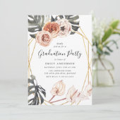 ボホトロピカルフローラフレーム卒業パーティー 招待状 (スタンド正面)